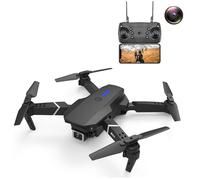 Drone 4k Double Caméra Compatible Android Iphone iOS Hélicoptère 4 Canaux 6 Axes LED Anti-Collision YONIS