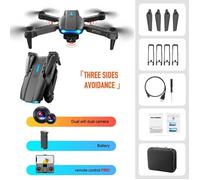 Drone 4K HD Double Caméras Trois Côtés Évitement LICHIFIT E99 K3 Version de Mise à Niveau