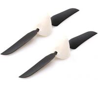 Drone Accessories 2 pièces 5.1x3.1 -ni hélice pliante ouverture de fileur 2mm pagaie pliable avec couvercle d'hélice Compatible Compatible avec planeur RC à voilure fixe remplaçable(2PCS 5.5X3.3 FORWA
