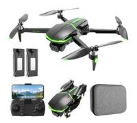 Drone avec Caméra 4K pour Enfants Débutants et Adolescents, Mini Drone Pliable Brushless, 45 min avec 2 Batteries, Facile à Piloter, Maintien d’Altitude, 3D Flip, Cadeau Garçon (Black)