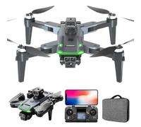 Drone avec caméra 4K professionnel, Drones avec 3 caméras/1 batteries,249g quadricoptère FPV RC avec moteur sans balais, retour automatique, Caméra HD avec objectif réglable à 90°