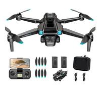 Drone Avec Caméra 4K Uhd Pour Adultes 40 Min De Vol Longue Durée 2 Batteries Drone Mini Télécommandé Pliable Maintien D'Altitude