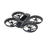 Drone avec Caméra, avec Lunettes VR, Moteur sans balais et lumières LED, quadricoptère, Maintien d'altitude, évitement d'obstacles, pour Enfants et Adultes Jouet Hélicoptère (Black, 22.5x19cm)