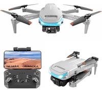 Drone avec caméra HD 1080P, FPV WiFi Live transmission Drone pour enfants débutants, 2 batteries longue durée de vol, vol de trajectoire,évitement d'obstacles, One Key start/land, mode headless,Gris