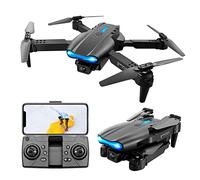 Drone avec caméra pour Adultes et Enfants avec caméra pour Adultes Drone télécommandé pour Enfants avec caméra pour Adultes et Enfants avec caméras Double Haute définition 4K Évitement d'obstacles