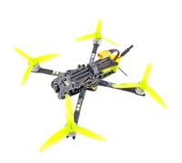 Drone Baby Ape Pro V2 FPV 142 mm 3 Pouces avec caméra Caddx Ant, contrôleur de vol F4 AIO et Moteur sans balais 1104 Compatible avec des modèles similaires(Pro V2-Yellow)