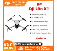 Drone DJI Lito X1 pliable et léger 4K avec détection d'obstacles, ActiveTrack, capteur 1/1.3 pouce, transmission 15 km pour débutants C0 DJI Lito X1 Fly More Combo-RC-N3