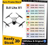 Drone DJI Lito X1 pliable et léger 4K avec détection d'obstacles, ActiveTrack, capteur 1/1.3 pouce, transmission 15 km pour débutants C0 DJI Lito X1