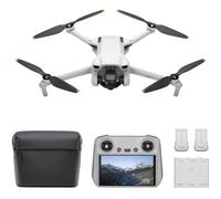 Bundle DJI Mini 3 Fly More (DJI RC) - Mini drone caméra léger et pliable avec vidéo 4K HDR, temps de vol de 38 minutes, Prise verticale réelle et fonctions intelligentes.