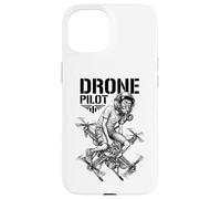 Drone Drone Pilote Quadrirotor Flyer Aviation G light Coque pour iPhone 15