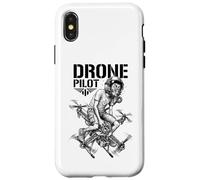 Drone Drone Pilote Quadrirotor Flyer Aviation G light Coque pour iPhone X/XS