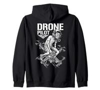 Drone Drone Pilote Quadrirotor Flyer Aviation G light Sweat à Capuche