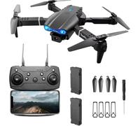 Drone E99 pour débutant avec deux caméras 2 batteries, décollage/atterrissage à une touche, batterie 1800 mAh, 99 cm