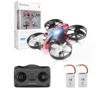 ATOYX Drone Enfant Jouets d'intérieur Hélicoptère Télécommandé Quadcopter avec Mode sans Tête Avion Mini avec Télécommande Jouet Cadeau pour Enfant et Débutant - Rouge AT-66 Rouge