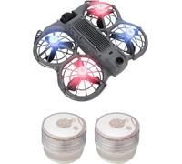 Drone Feu clignotant pour DJI NEO 2 Signal lumineux d'avertissement pour vol de nuit Mini stroboscope LED Éclairage haute luminosité Lampe de navigation clignotante Accessoires (2 pièces)