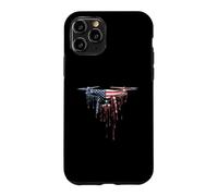 Drone Flying Pilot Quadricoptère Drapeau américain USA Drip Coque pour iPhone 11 Pro