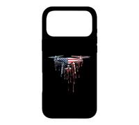 Drone Flying Pilot Quadricoptère Drapeau américain USA Drip Coque pour iPhone 17 Pro Max