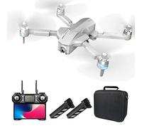 Drone Foldable with 4K HD FPV Camera GPS Drone for Adults Quadcopter Drones Brushless Motor 1000M Remote Control Distance 2 Batteries 110° Wide-Angle Camera (Color : Black)(White)