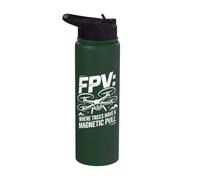 Drone FPV où les arbres ont une traction magnétique Stainless Steel Insulated Water Bottle