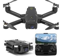 Drone GPS Professionnel avec Caméra 4K Adulte,Drone FPV Longue Portée Pliable,Quadricoptère Retour Automatique Suivi Drone Follow Me Circulaire Retour Batterie Faible Mode Sans Tête,Moins 249g