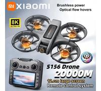 Drone GPS Xiaomi S156 8K Aérien HD 360° ° Drone à double caméra grand angle 5G WIFI avec moteur sans balais et évitement intelligent des obstacles S156-4K HD-Orange