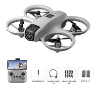 Drone Jouet Enfant Double Caméra 4K Objectif Réglable 180° Facile à Piloter Sécurité Anti-Choc Suspension Optique Contrôle APP