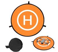 Drone Landing Pad, Tapis d’Atterrissage Pliable, Accessoires De Drones, Tapis d’Atterrissage Étanche Universel pour DJI Mavic 2 Pro Zoom/Mavic Air 2/ Mavic Pro/FIMI X8SE Quadcopter, Diamètre 55cm