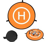 Drone Landing Pad, Tapis D'atterrissage Pliable, Accessoires De Drones, Tapis D'atterrissage Étanche Universel Pour Dji Mavic 2 Pro Zoom/Mavic Air 2/ Mavic Pro/Fimi X8se Quadcopter, Diamètre 55cm