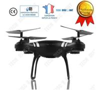 Drone - LUNAVO - TECH DISCOUNT - Noir - Télécommandé - Caméra intégrée - 100m de portée