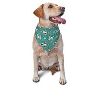 Drone Moderne Blanc Écharpe Triangulaire Réglable Écharpe pour Chien Lavable Bandana Chien pour Petit Moyen Grand Fournitures De Fête Décorations d'anniversaire