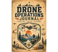 Drone Operations Journal: Tailored for Field Work and Recreational Flying | Service Documentation, Equipment Oversight and Planning Support