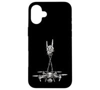 Drone Operator Pilot Cool Retro Vintage Goth Alt Metal Emo Coque pour iPhone 16 Plus
