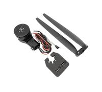Drone Parts, Compatible avec Le système d'alimentation Moteur Hobbywing X6 Plus, Combo avec hélice 2480, Tube de 30mm for Drone agricole UAV(X6plus Combo CCW)