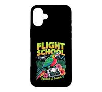 Drone Perroquet Squawk and Launch Coque pour iPhone 16 Plus