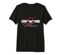 Drone Photographe Pilote Quadcopter Caméra Quadrotor Hobby T-Shirt Haut de Gamme