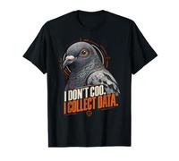 Drone Pigeon Drone recueille des données Surveillance Oiseau Conspiration T-Shirt Graphique avec Valeur