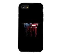 Drone Pilot Drapeau américain Américain Goutte Graffiti Lover Coque pour iPhone SE (2020) / 7/8