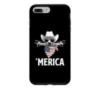 Drone Pilot Drapeau Américain Bandana Cowboy Lunettes de Soleil Coque pour iPhone 7 Plus/8 Plus
