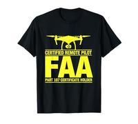 Drone Pilote à Distance certifié FAA Part 107 T-Shirt