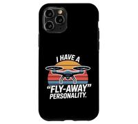 Drone Pilote Drone Rétro Coucher de Soleil Personnalité Design Coque pour iPhone 11 Pro