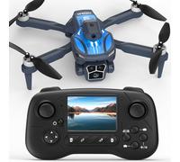 Drone Pliable avec Caméra 1080P HD, Télécommande Écran LCD 2,8", Évitement d'Obstacles, Lentille Ajustable 90°, Réglage Vitesse, Quadricoptère FPV Portable pour Adultes, Enfants & Débutants