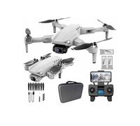Drone Pliable L900 Pro Se 1080P HD GPS Moteur Brushless Télécommande Ecran 3 Batteries Adultes Gris