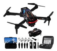 Drone Pliable pour Enfants et Débutants, Démarrage/Atterrissage à une Touche, Flip 360°, FPV Drone avec Caméra HD & 2 Batteries, Capteur de Gravité, Photo par Gestes, Mode Follow Me