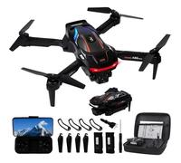 Drone Pliable Pour Enfants Et Debutants, Demarrageatterrissage A Une Touche, Flip 360, Fpv Drone Avec Camera Hd 2 Batteries, Cap-Gerbala Multicolore