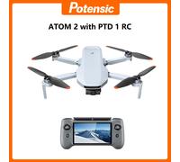 Drone Potensic ATOM 2 avec télécommande vidéo 4K PTD 1, photo 8K, drones avec caméra de prise de vue verticale 2,7K, Max 10KM, prise de vue nocturne AI Kit 2