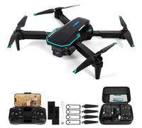 Drone pour Enfant avec Caméra 720P HD, Drone Quadricoptère FPV WiFi Télécommandé, Mode sans Tête, Maintien d'Altitude, 360°Flips, Cadeau et Jouet pour Enfant ou Débutant, Noël sale manger décoration