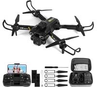 Drone pour Enfant avec Caméra 720P HD, Drone Quadricoptère FPV WiFi Télécommandé, Mode sans Tête, Maintien d'Altitude, 360°Flips, Cadeau et Jouet pour Enfant ou Débutant