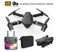 Drone professionnel E88, caméra HD grand angle 4K, WiFi FPV, maintien d'altitude, quadricoptère pliable, hélicoptère RC, jouets pour enfants sans caméra 4K Single camera 1B