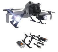 Drone Projecteur Train d'Atterrissage pour DJI Mini 5 Pro, Feu de Navigation pour Vol de Nuit avec Trépied Tehaussable et Béquille