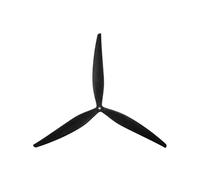Drone Propeller Replacement, Compatible avec HQProp 16X8X3 1680, hélice à 3 pales en Nylon renforcé de Fibres de Verre Noir, 16 Pouces, CW CCW for Drone RC quadrirotor/mulitcopter(One Size)